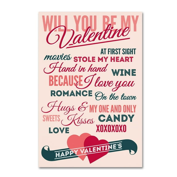 Lantern Press 'Valentines Day' Canvas Art