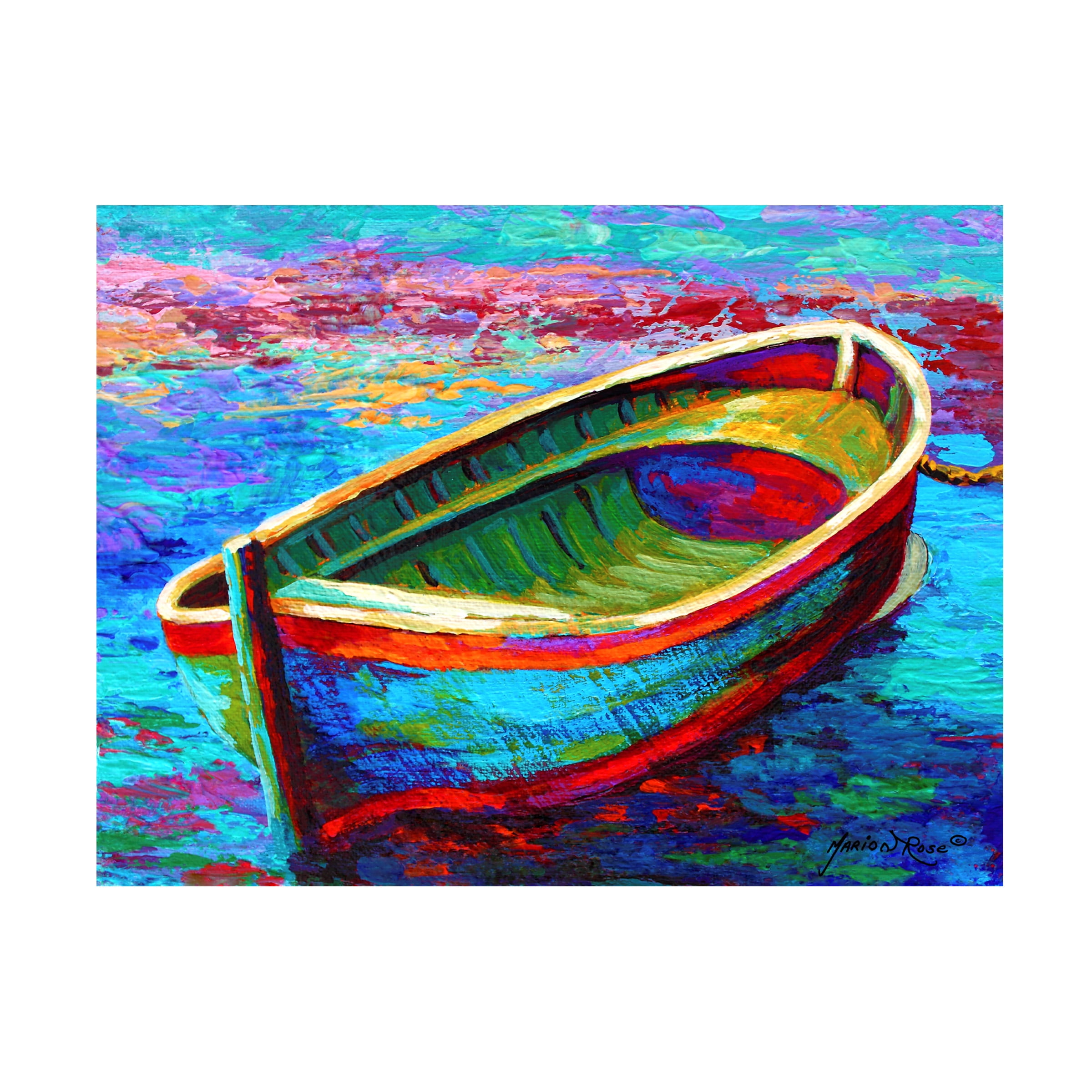 Marion Rose 'Boat 9' Canvas Art