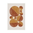 thumbnail image 1 of THE MIUUS STUDIO 'Burnt Orange Bols' Canvas Art, 1 of 4