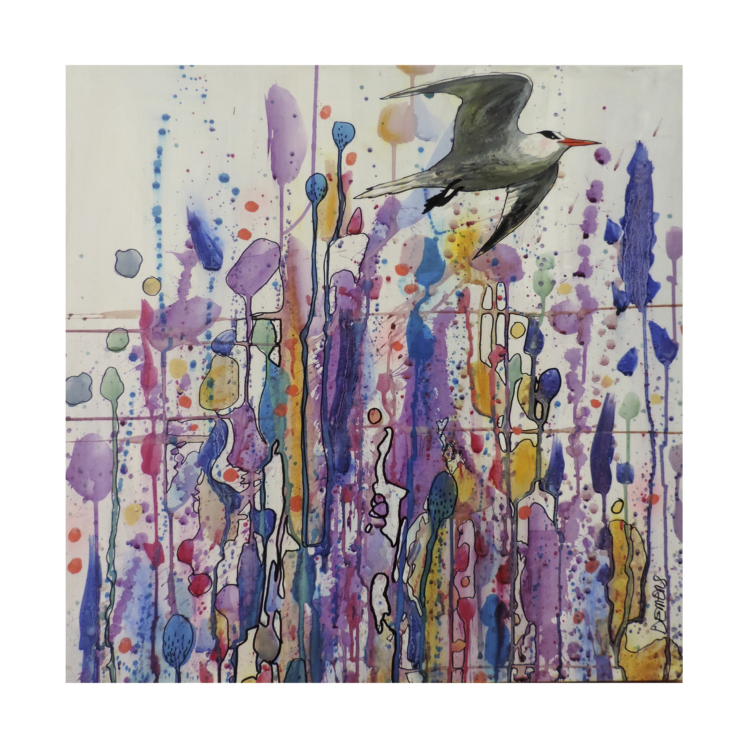 Sylvie Demers 'Libre Voie' Canvas Art