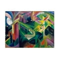thumbnail image 1 of Franz Marc 'Deer In A Monestary Garden' Canvas Art, 1 of 4