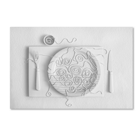 Dimitar Lazarov 'Spaghetti 2' Canvas Art