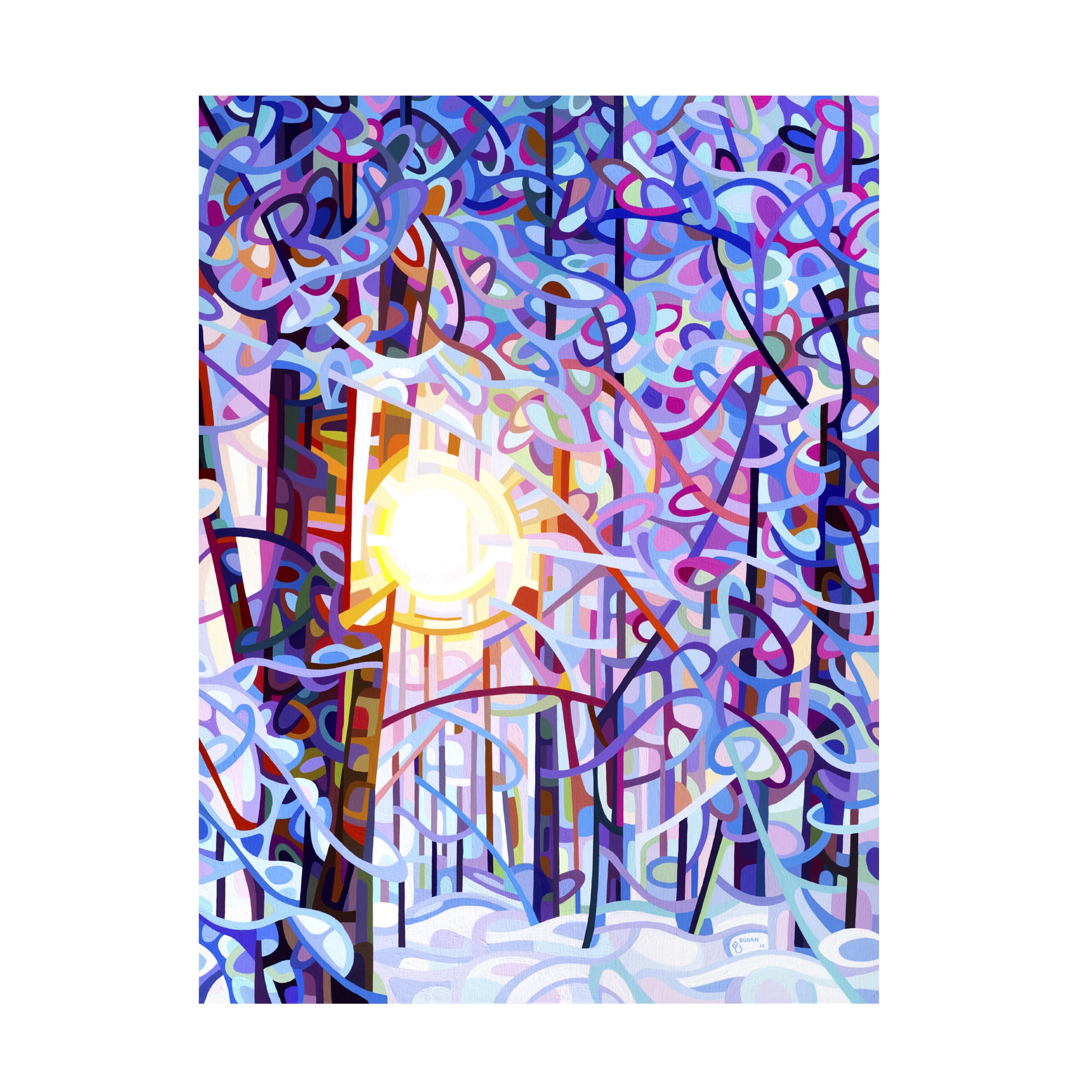 Mandy Budan 'Early Riser' Canvas Art