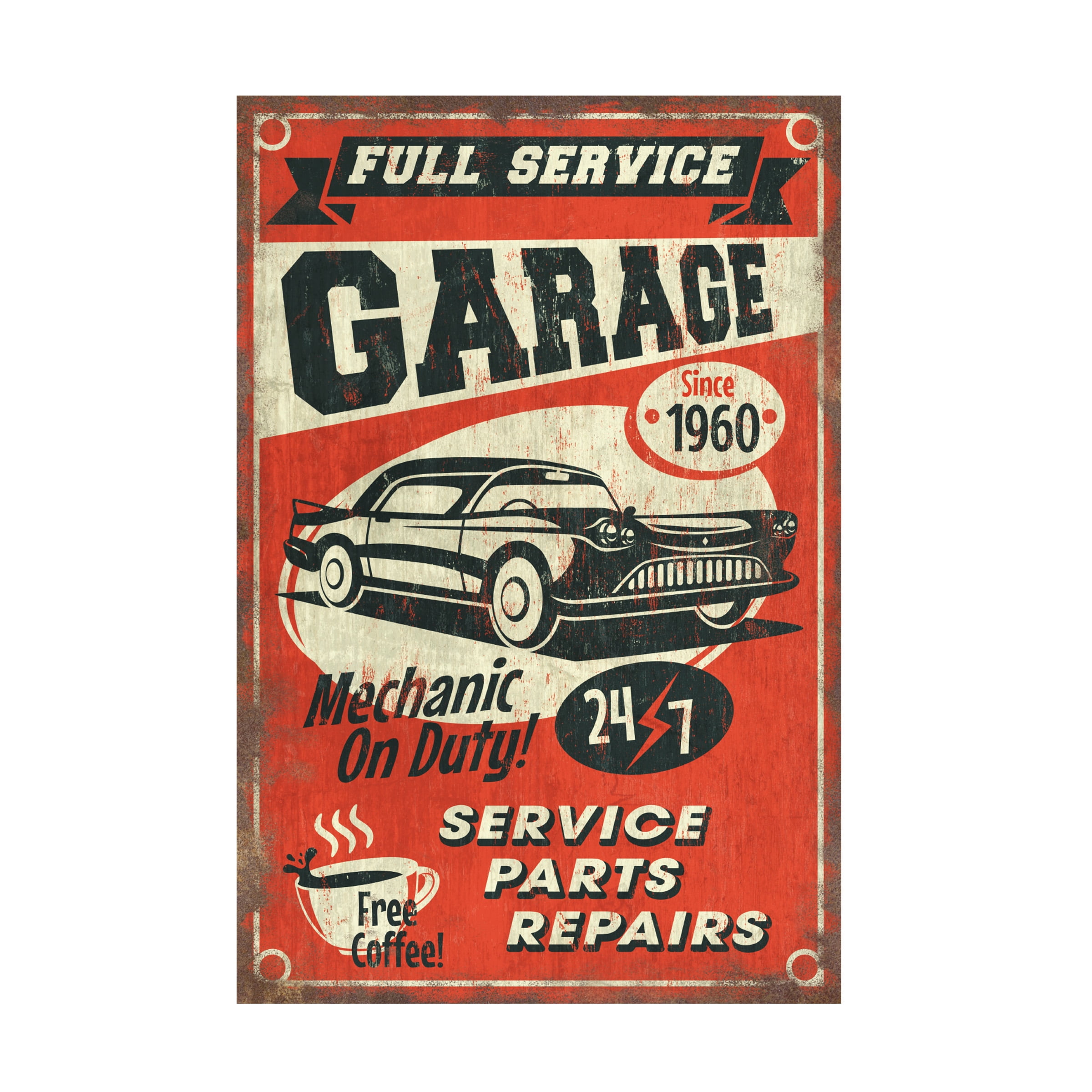 Lantern Press 'Car 4' Canvas Art