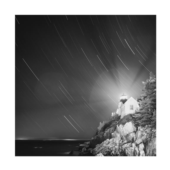 Moises Levy 'Bass Harbor Sky' Canvas Art