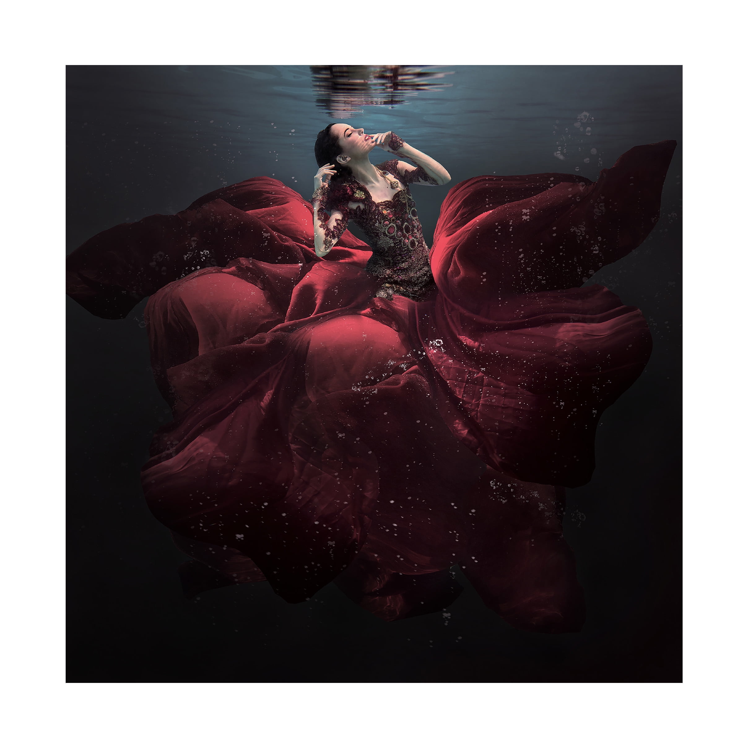 Martha Suherman 'The Lady In Red' Canvas Art