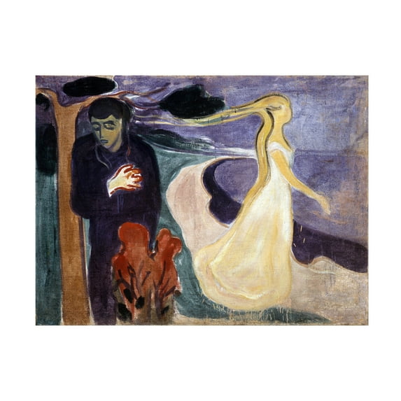 Edvard Munch 'Separation' Canvas Art