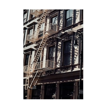 Rikard Martin 'New York City Fire Escapes 03' Canvas Art