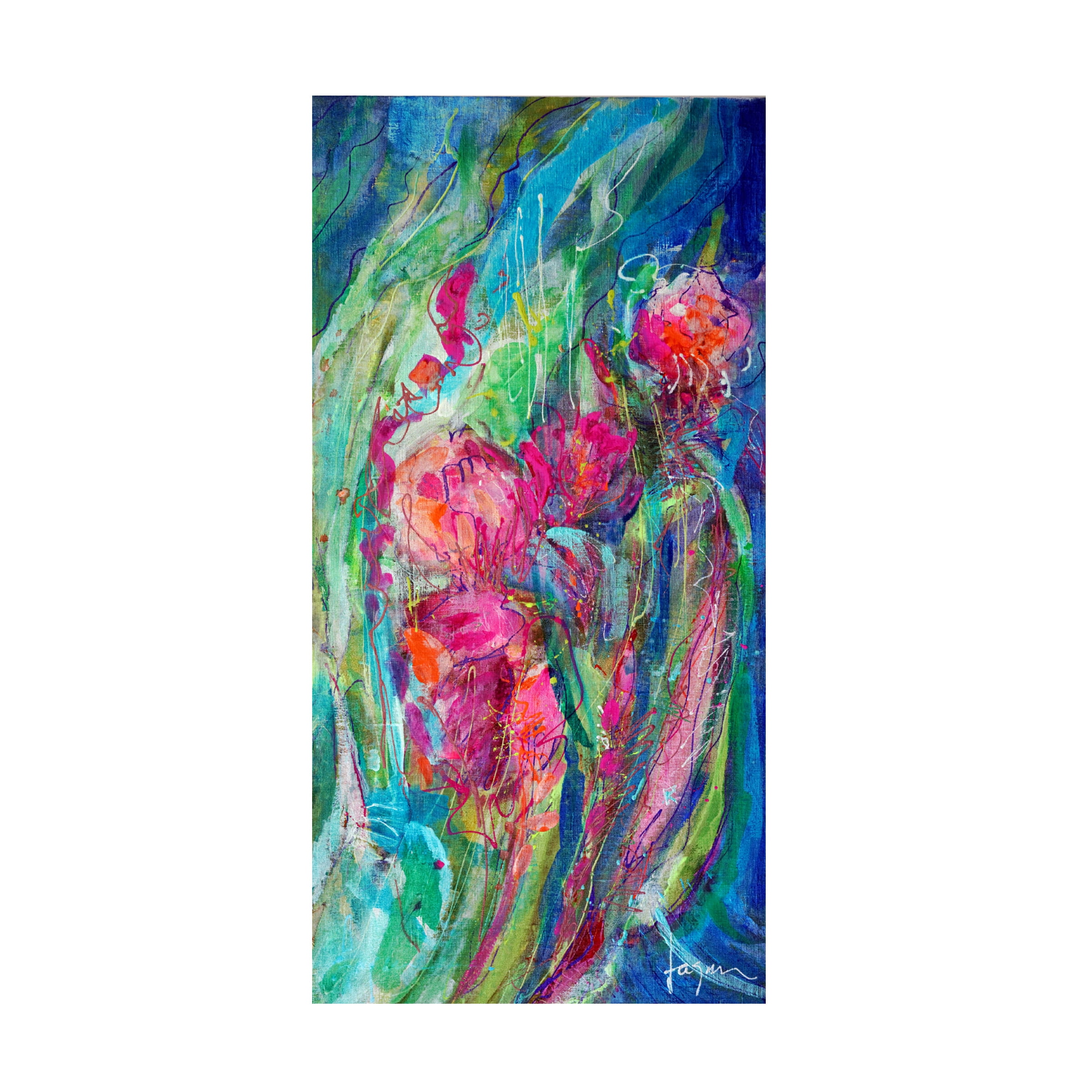 Dorothy Fagan ' Myheartbloomsforyouiii' Canvas Art