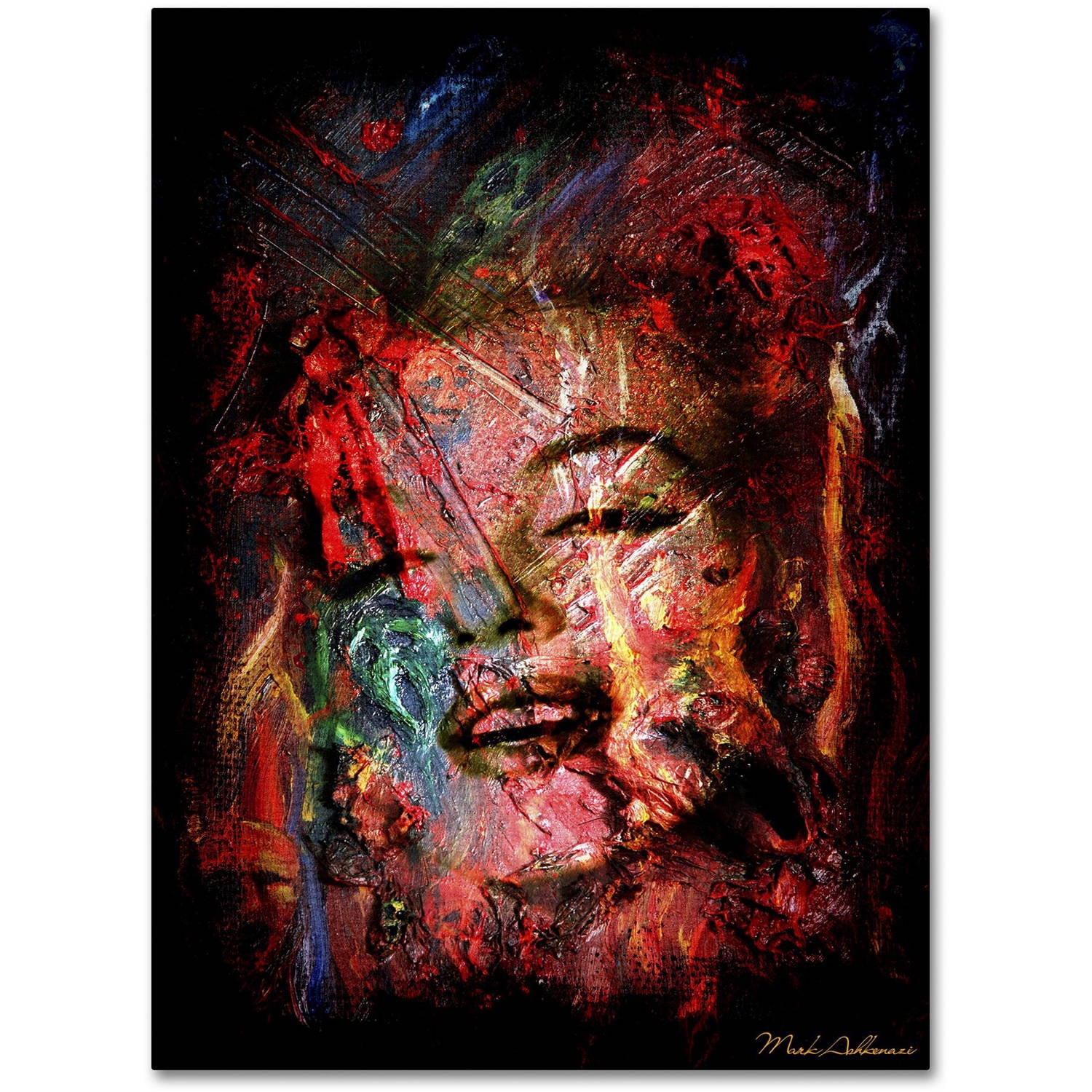 Mark Ashkenazi 'Marilyn Monroe VII' Canvas Art