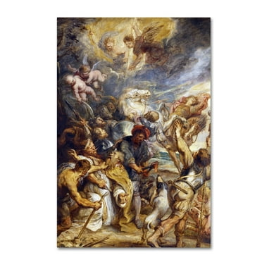 Peter Paul Rubens 'The Martyrdom Of Saint Livinus' Canvas Art