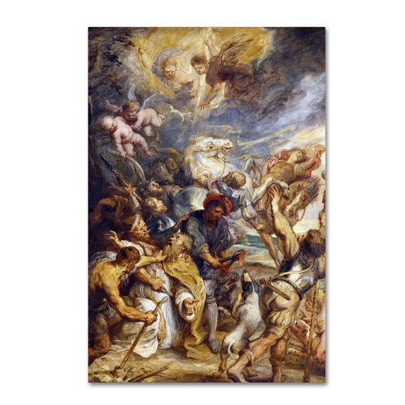 Peter Paul Rubens 'The Martyrdom Of Saint Livinus' Canvas Art