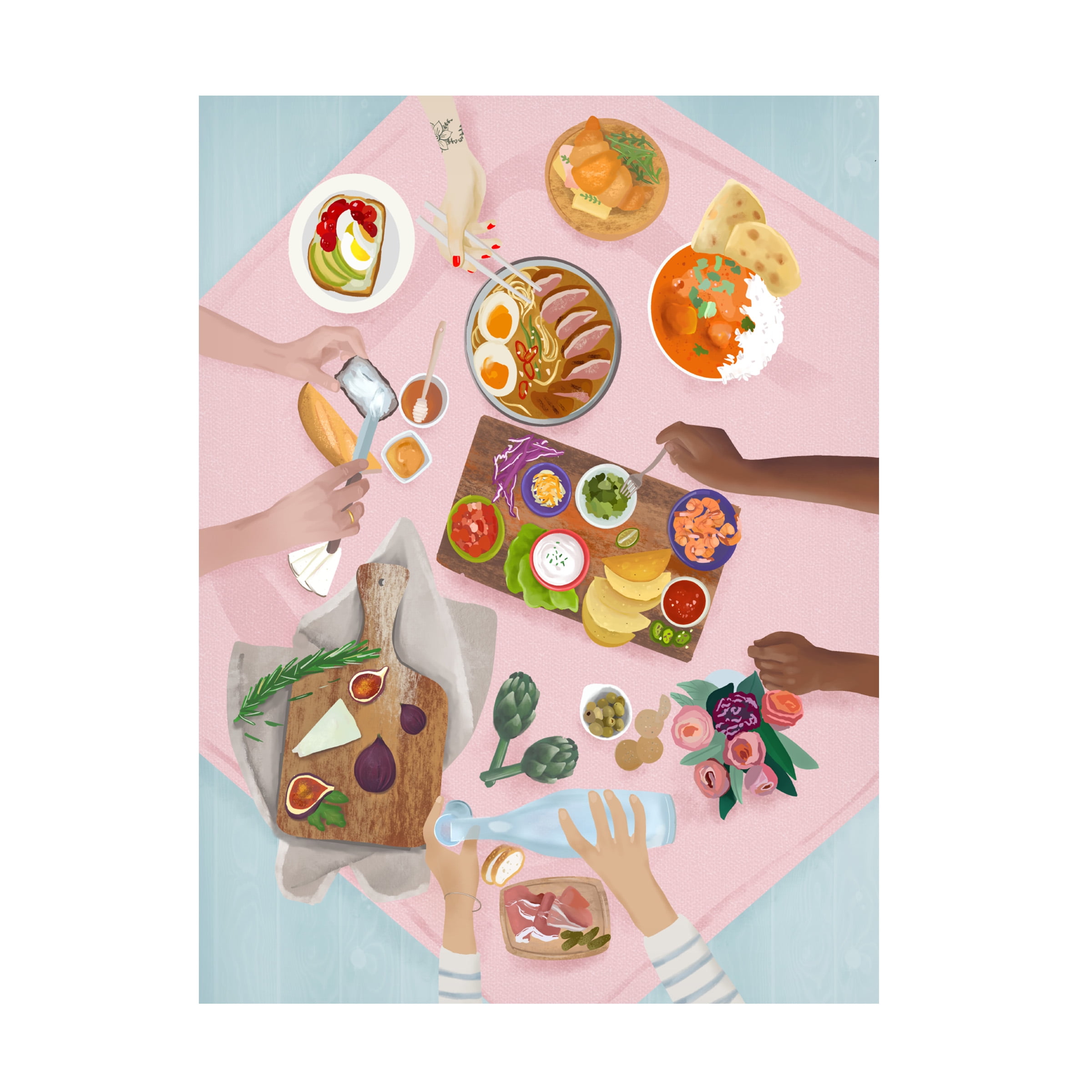 Petra Lizde 'Brunch' Canvas Art