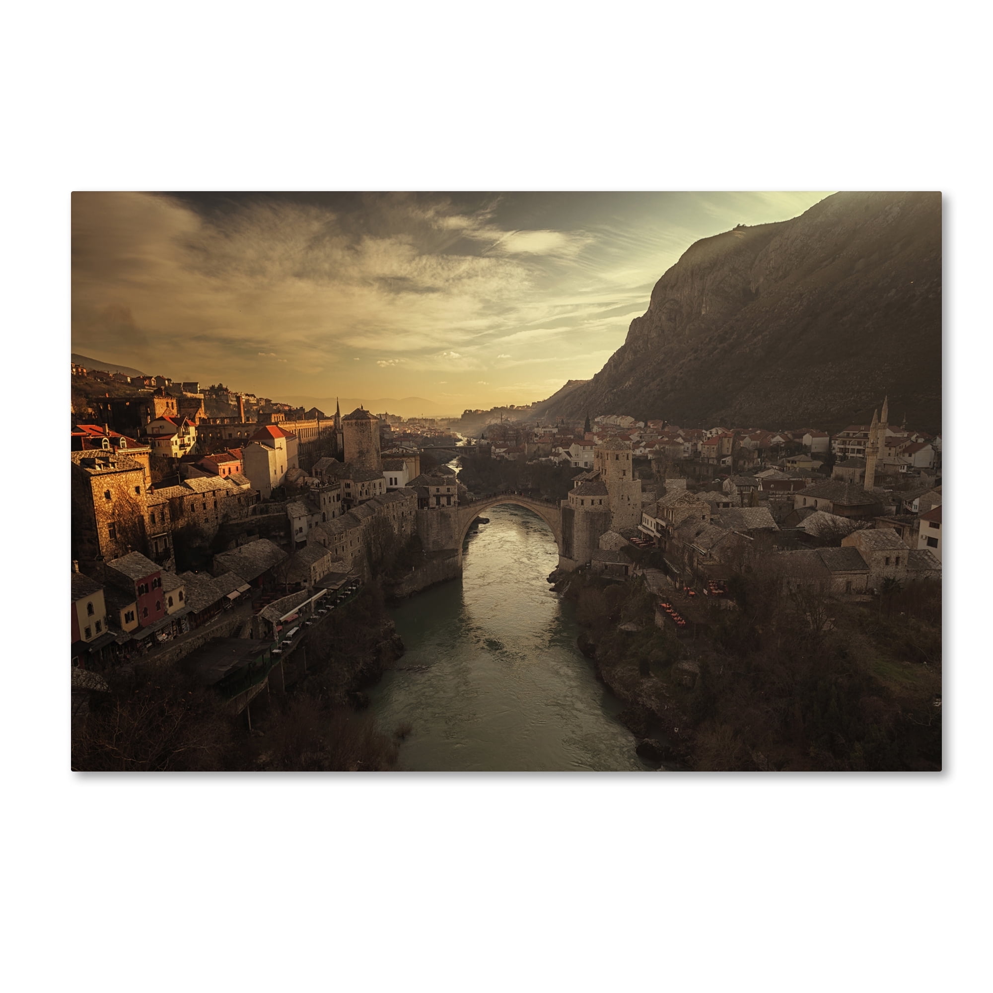 Bez Dan 'Mostar' Canvas Art