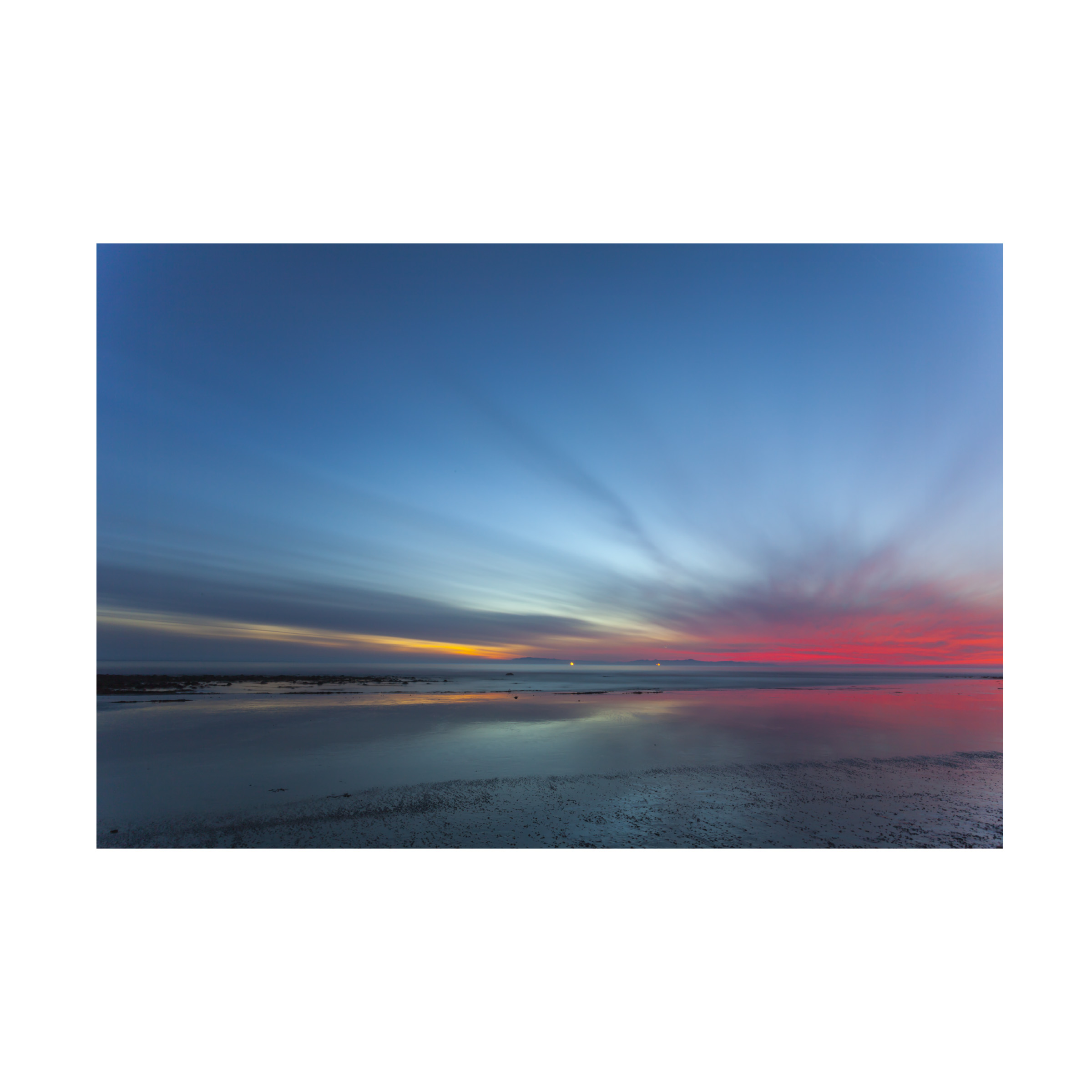 Chris Moyer 'Blue Hour' Canvas Art