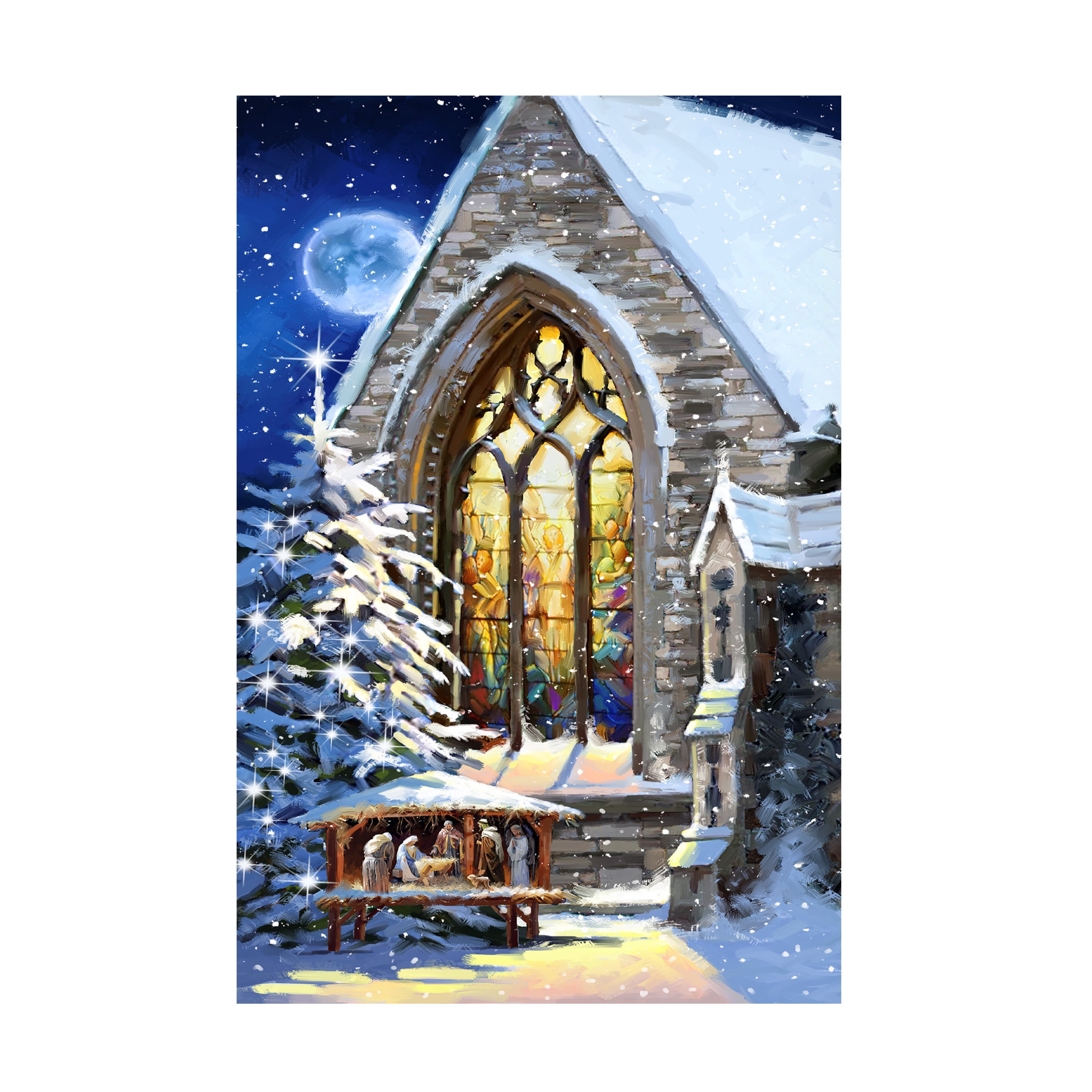 The Macneil Studio 'Christmas Manger' Canvas Art