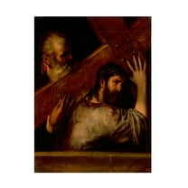 Titian 'Carrying Of The Cross' Canvas Art