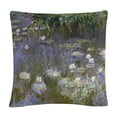 thumbnail image 1 of Monet 'Water Lilies' 16 X 16 Decorative Throw Pillow, 1 of 4
