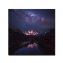 Yan Zhang 'Patagonia Autumn Night' Canvas Art
