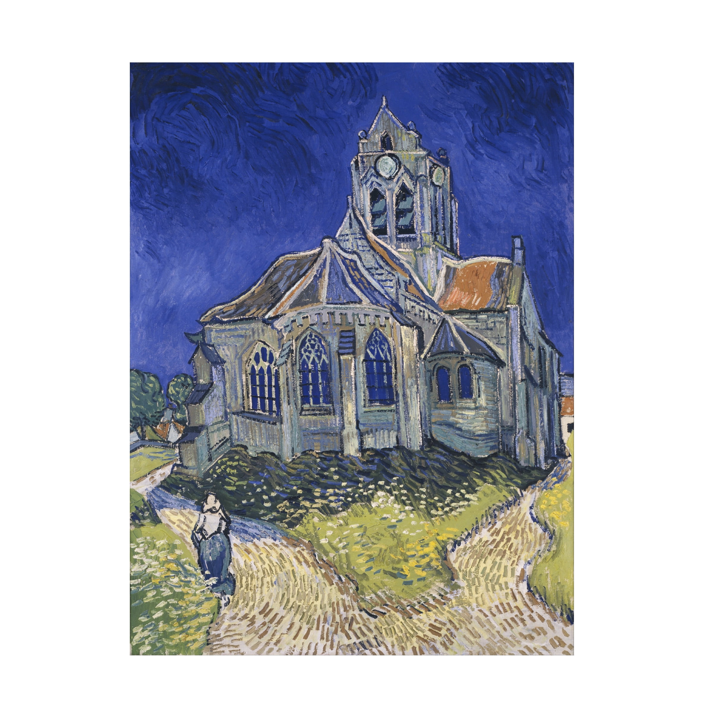 Van Gogh 'The Church In Auvers' Canvas Art