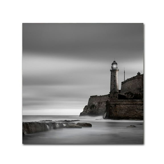 Moises Levy 'Morro Lighthouse' Canvas Art