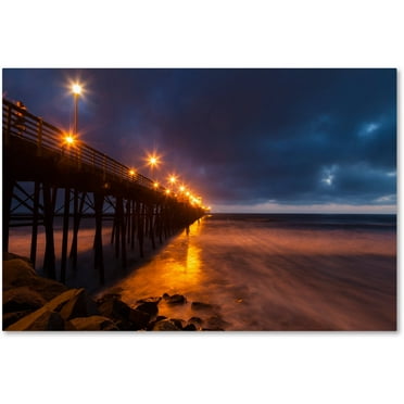 Chris Moyer 'Night Side' Canvas Art