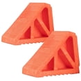 thumbnail image 1 of Stalwart Wheel Chocks 2-Pack - Parking Block with 3 Ton Capacity, Orange, 1 of 10