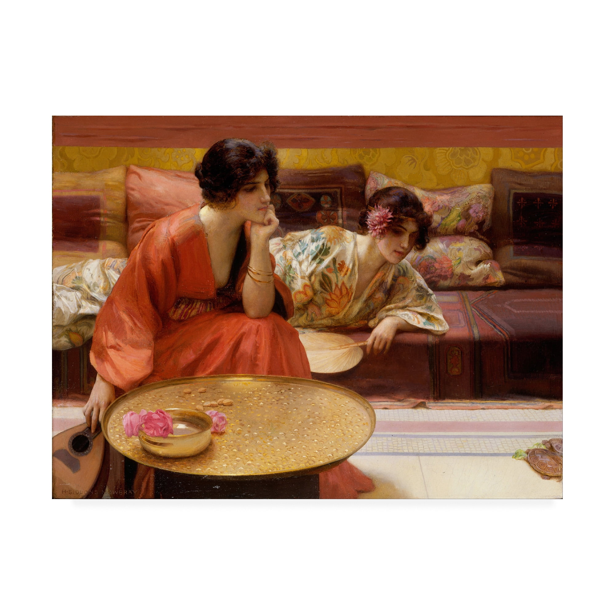 Mowbray 'Idle Hours' Canvas Art