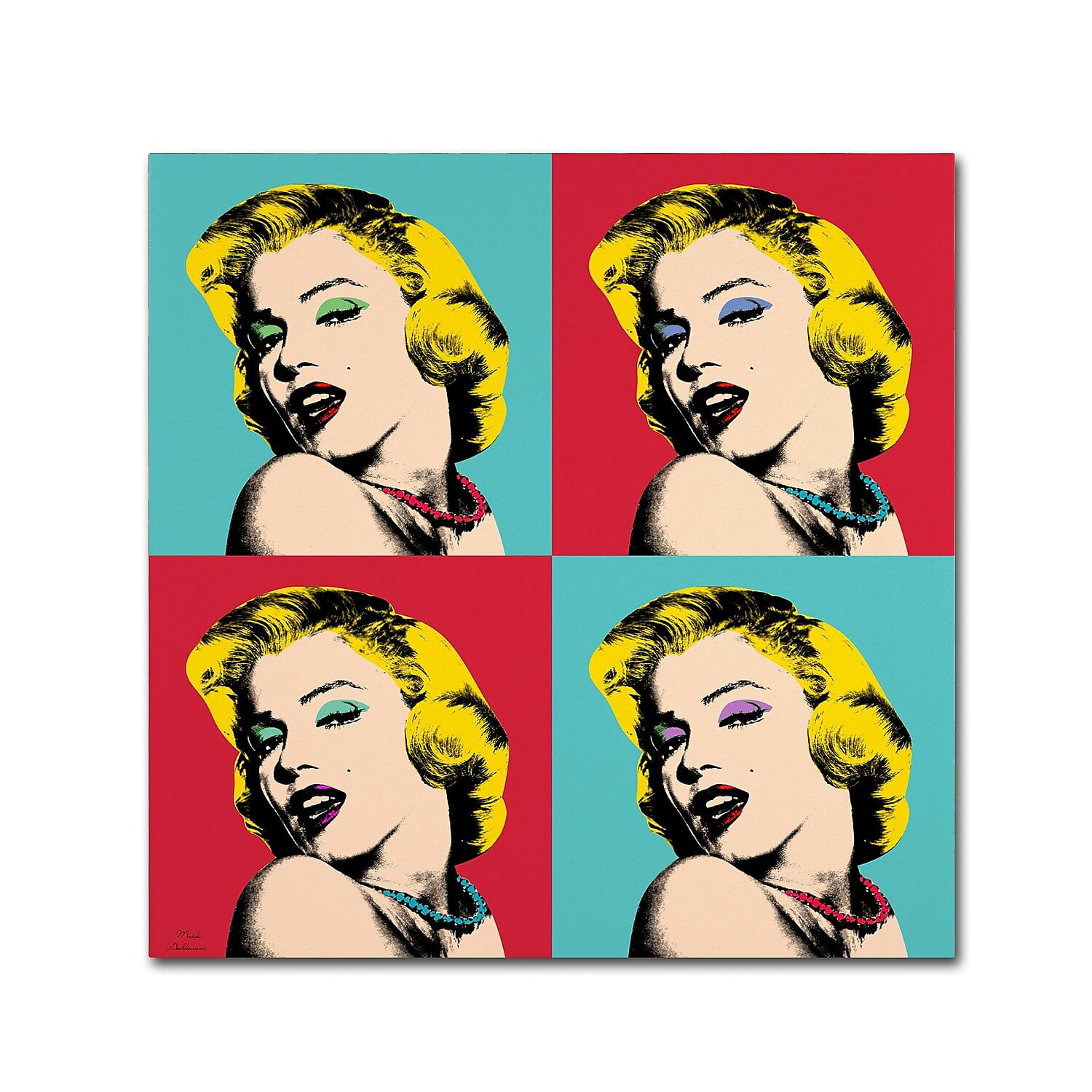 ◆25SS AAKAM Collage Artwork Half Top/3色◆ Mark Ashkenazi 'Pop Art Collage' Canvas Art - Walmart.com