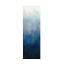 Trademark Fine Art Silvia Vassileva Silver Wave II Canvas Wall Art - 6x19