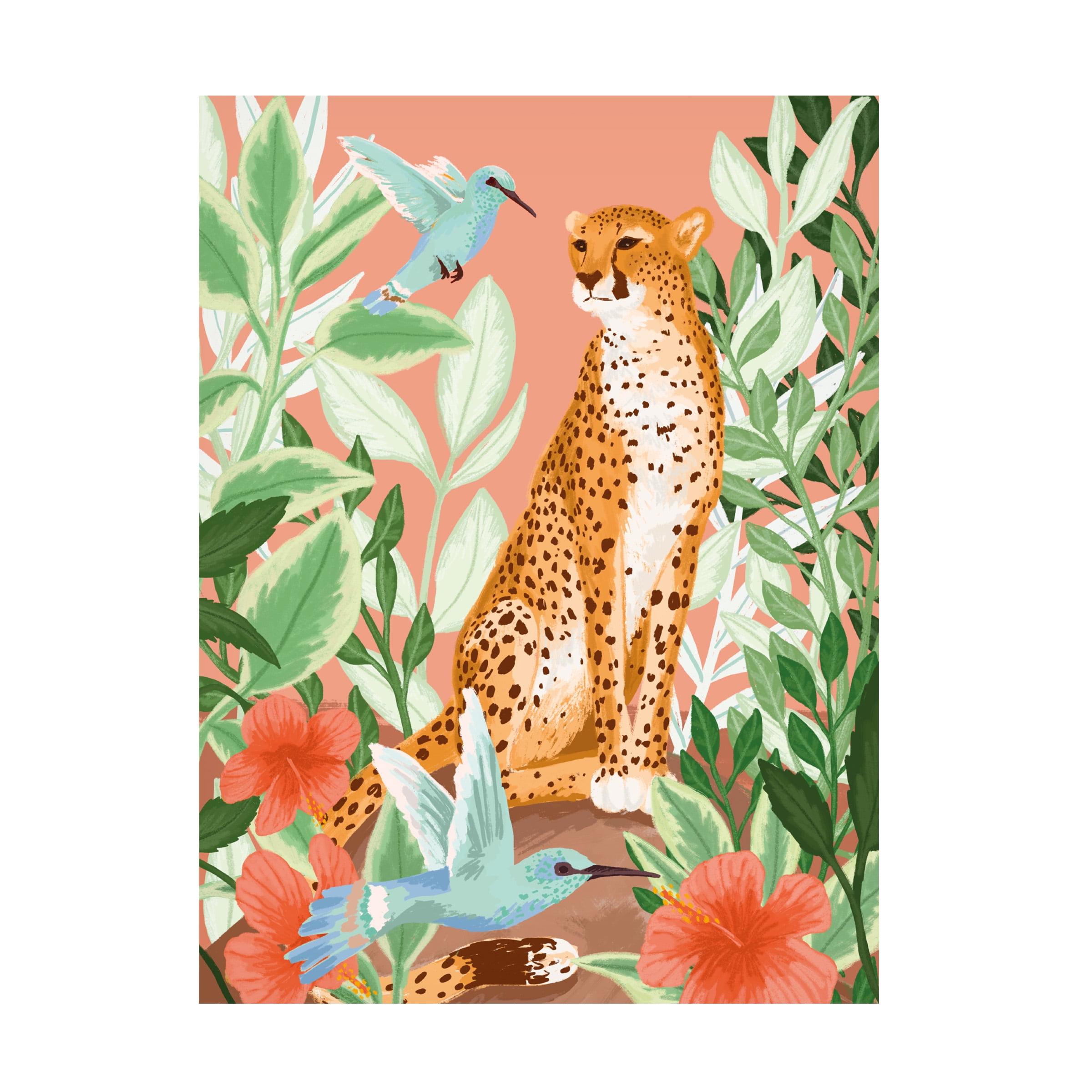 Goed Blauw 'Tropic Cheetah' Canvas Art