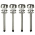 thumbnail image 1 of Pure Garden Weather-Resistant LED Outdoor Solar Lights 4-Pack (Silver), 1 of 4