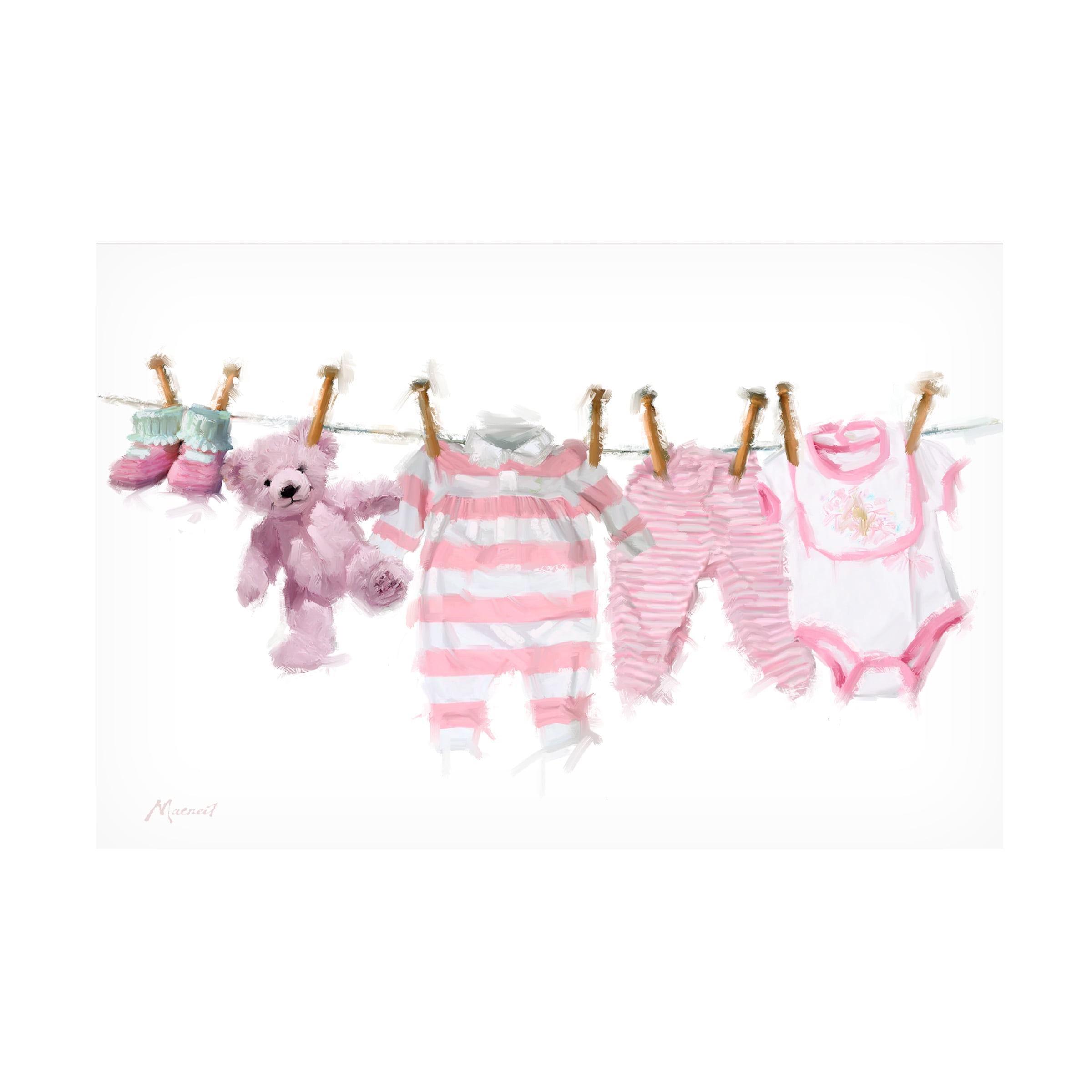 The Macneil Studio 'Baby Girl' Canvas Art