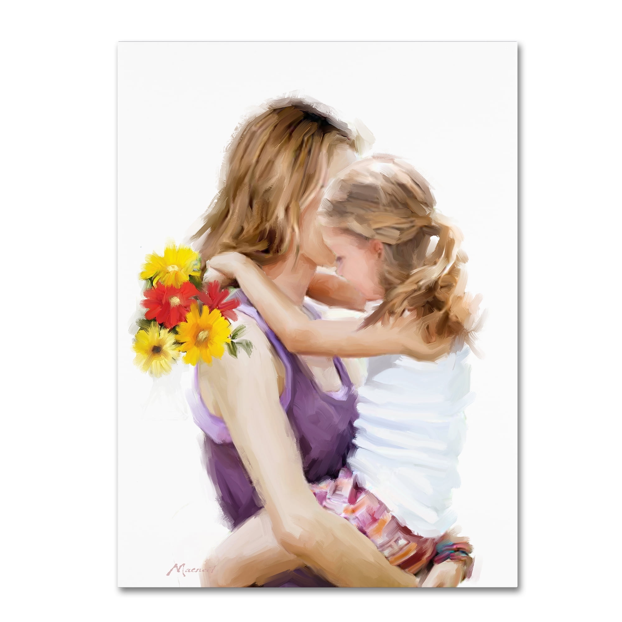 The Macneil Studio 'Mother And Daughter' Canvas Art