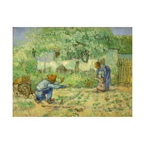 Vincent van Gogh 'First Steps' Canvas Art