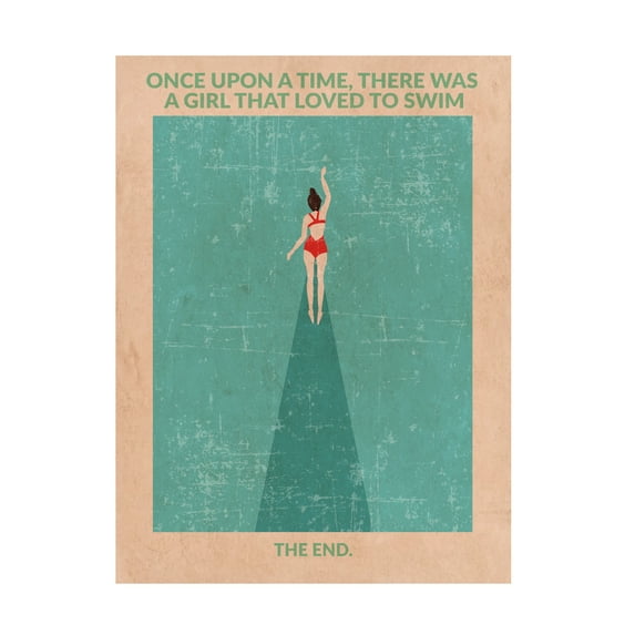 Jon Downer 'In the Open Water' Canvas Art
