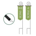 thumbnail image 1 of Pure Garden Set of 2 Shepherd Hooks for Flower Gardens and Patios (Black), 1 of 8