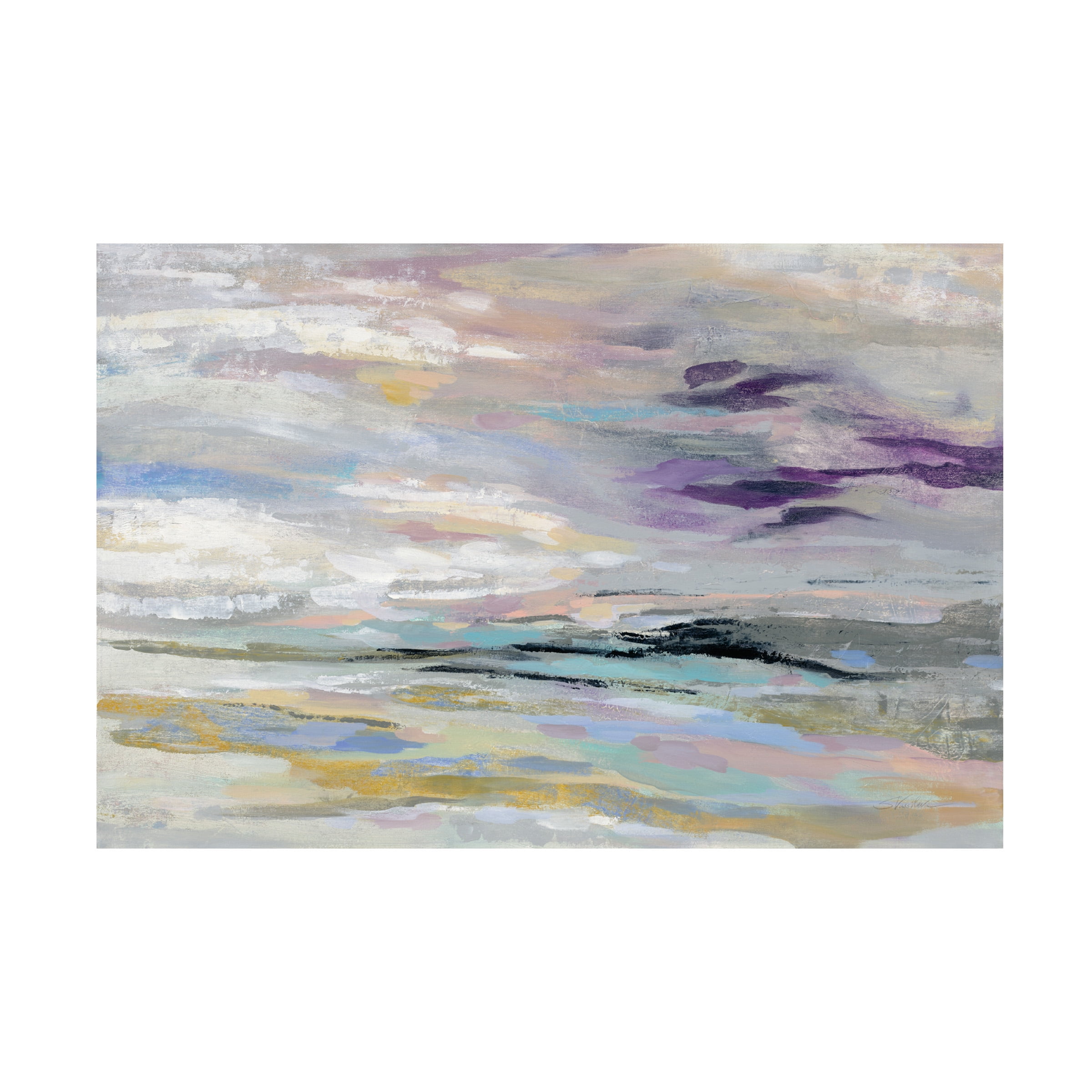 Trademark Fine Art Landscape Canvas Art ' Sea And Sky ' by Silvia Vassileva