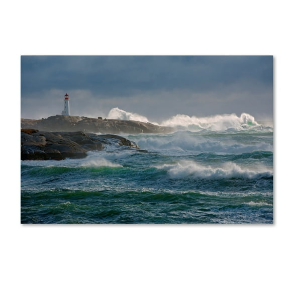 Jamie Morrison 'In The Protection Of A Lighthouse' Canvas Art