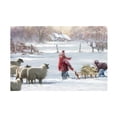 thumbnail image 1 of The Macneil Studio 'Feeding Sheep' Canvas Art, 1 of 4