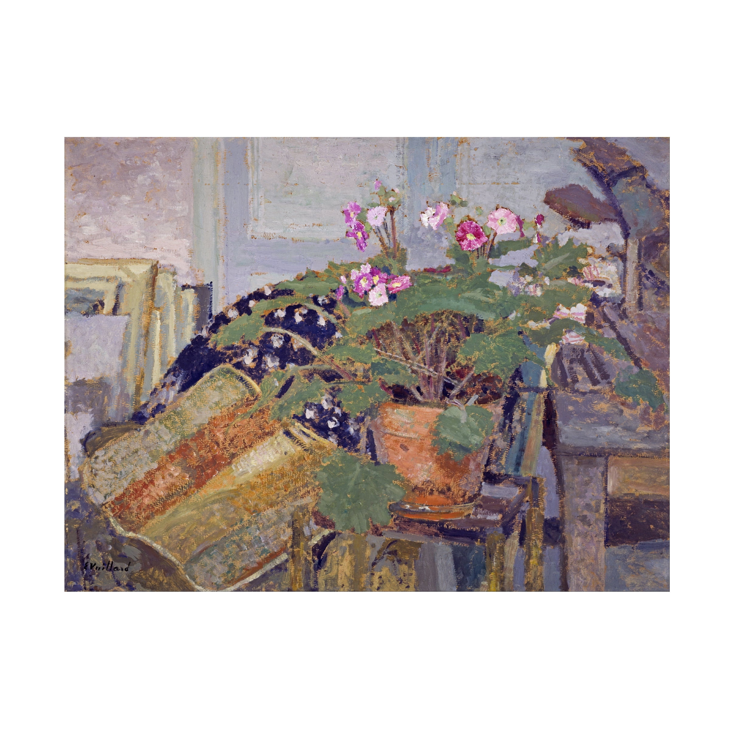 Edouard Vuillard 'Pot of Flowers' Canvas Art