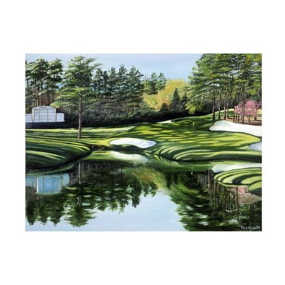 Trademark Fine Art Design Turnpike Noel Christmas Tree Canvas Wall Art - 14x19