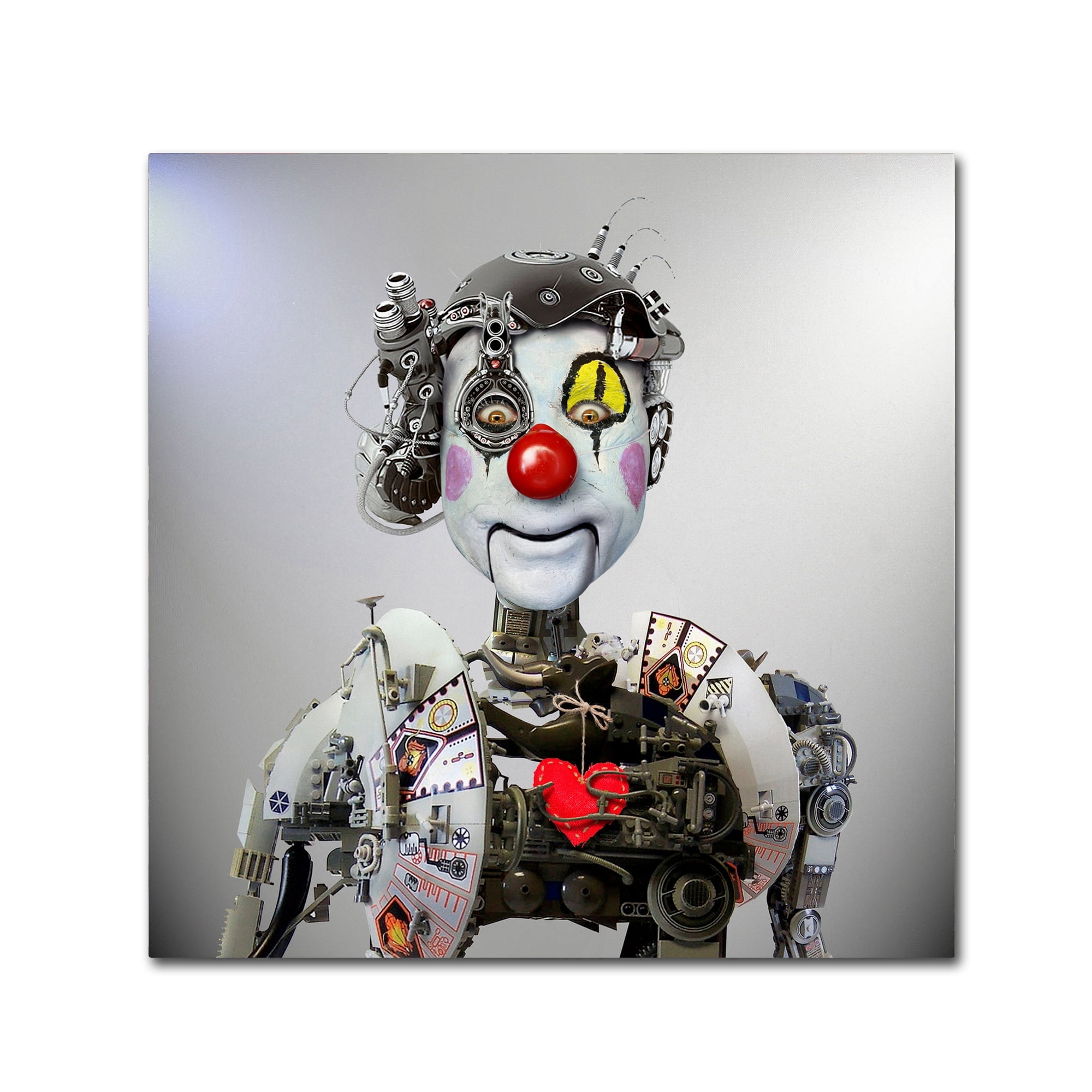 Ddiarte 'Electronic Clown' Canvas Art