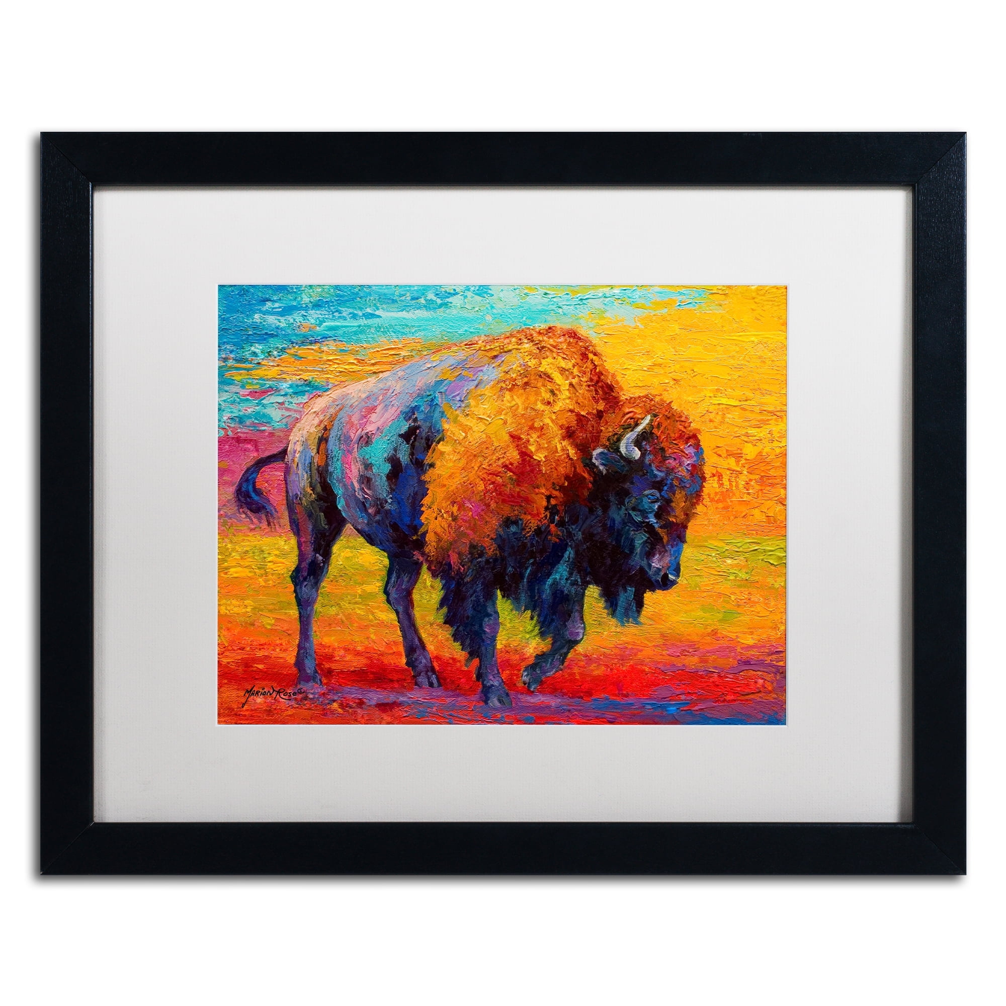 Marion Rose 'Spirit of the Prairie' Matted Framed Art