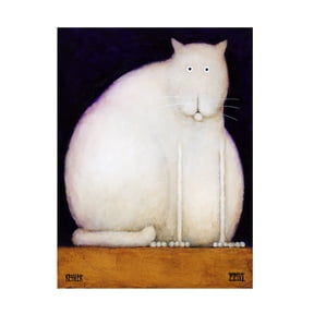 Daniel Patrick Kessler 'Fat Cat' Canvas Art