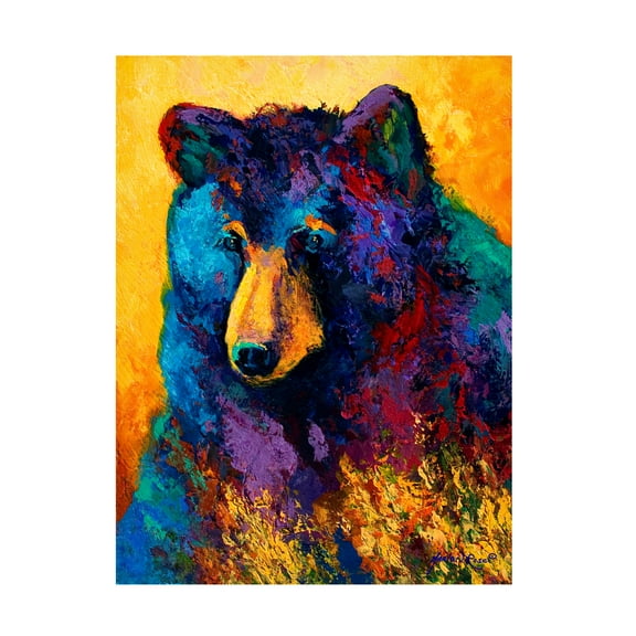 Trademark Fine Art Marion Rose Ab Grizz III Canvas Wall Art - 14x19