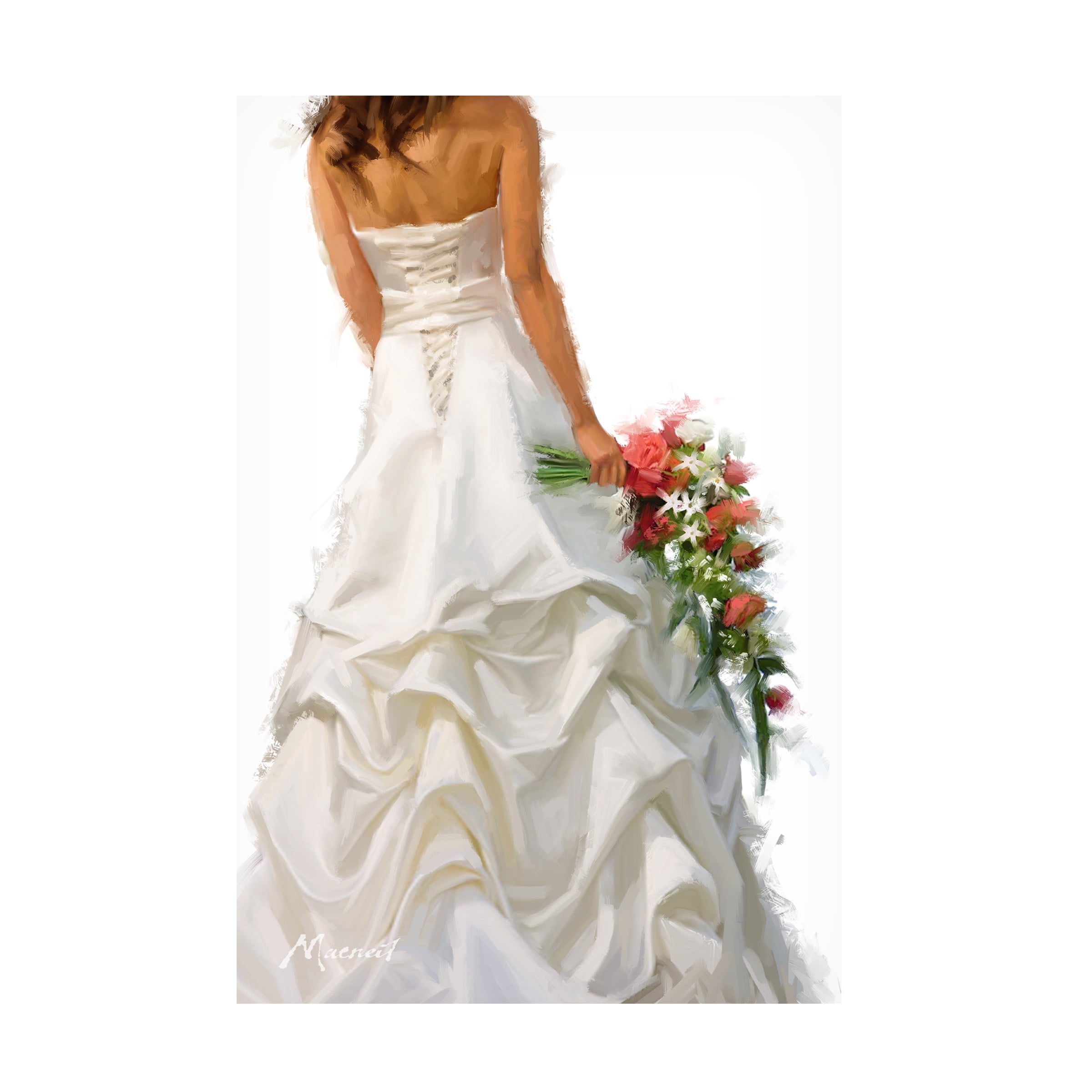 The Macneil Studio 'Bridal Dress' Canvas Art