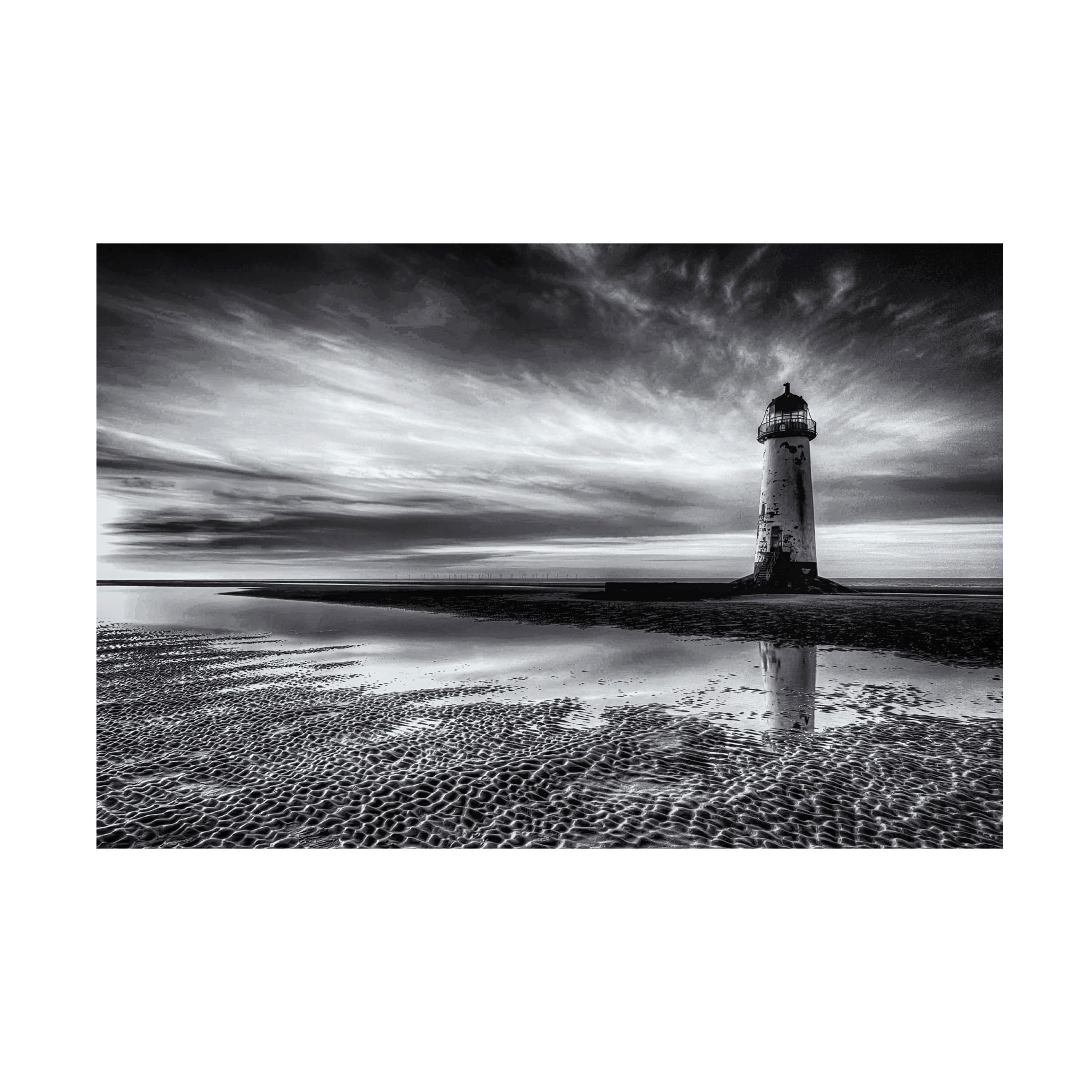 John Elfed Roberts 'On Talacre Beach' Canvas Art