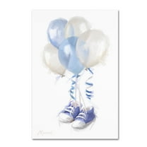 The Macneil Studio 'Blue Booties 2' Canvas Art