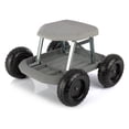 thumbnail image 1 of Pure Garden Gardening Stool - Rolling Garden Seat with Tray (Gray), 1 of 7